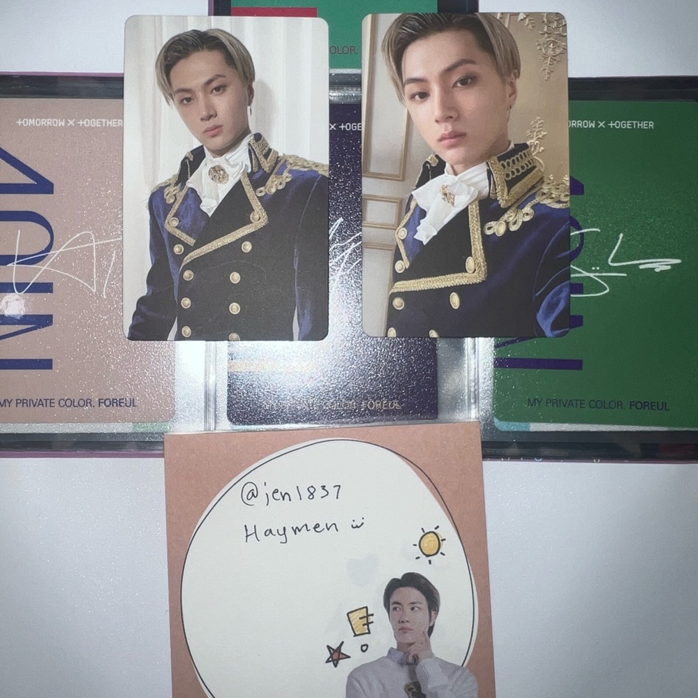 Official Enhypen Jay Photocard Border Carnival